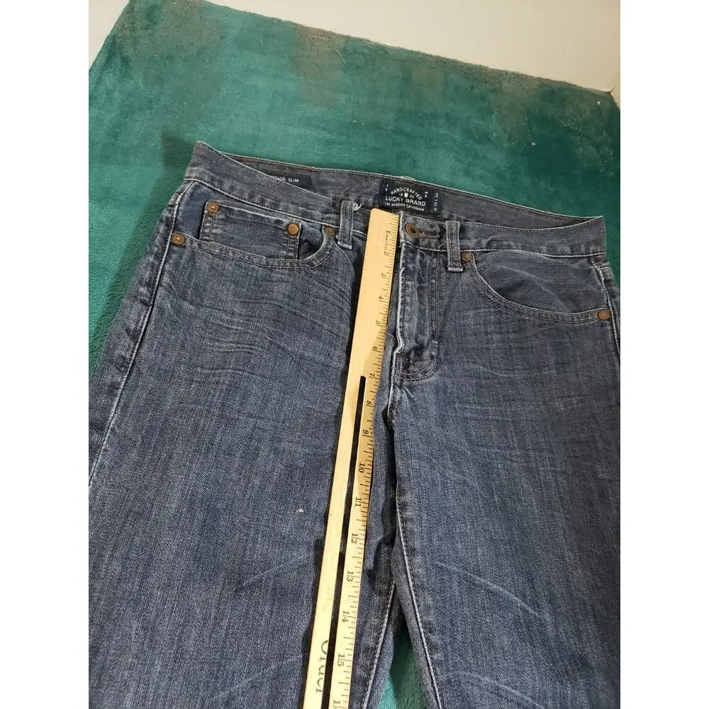 Lucky Brand Jeans Size 30x32 Mens Blue Pants Stretch 121 Heritage Slim Straight